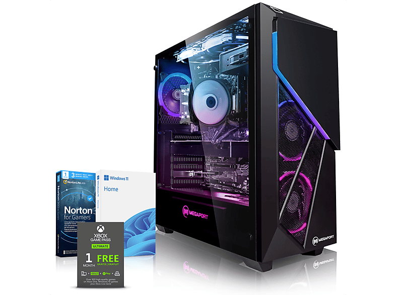 8 RAM, Core™ Intel i7-12700F, 16 PC RTX™ GB SSD, (64 i7 3050, Home NVIDIA GB MEGAPORT Gaming 11 PC Bit), Gaming Windows Luxury GB GeForce Prozessor, 1000 Core