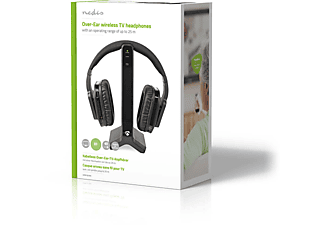 NEDIS HPRF321BK, Over-ear Kopfhörer Schwarz