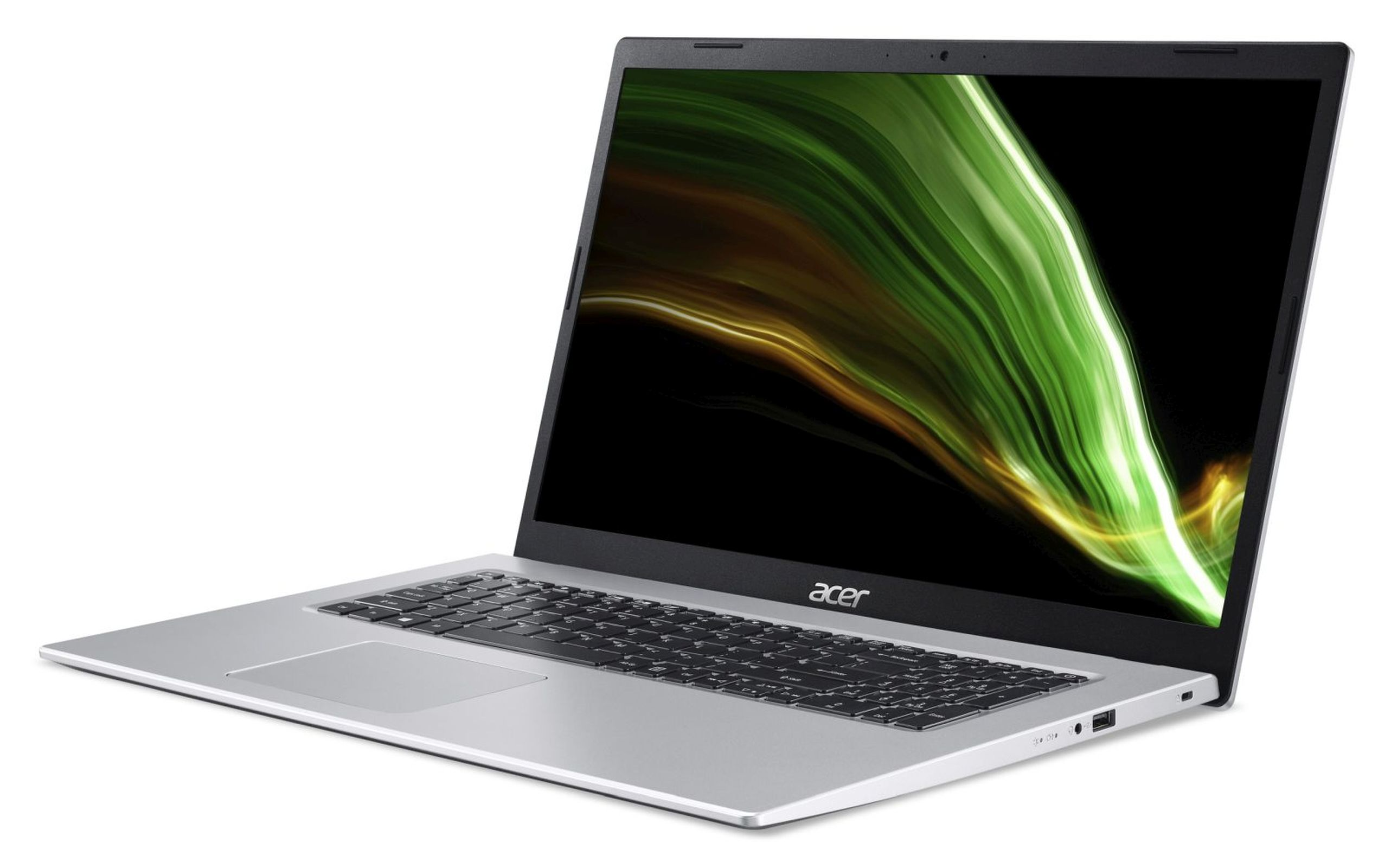 ACER Aspire Zoll mit RAM, Intel® Prozessor, Silber 512 GB GB Core™ Notebook 8 Intel® SSD, i3 UHD A317-53-31RU 17.3\