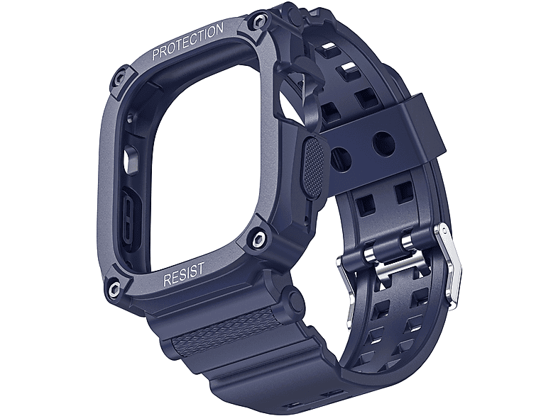 INF Schutzhülle und Armband für Apple Watch Ultra 49 mm, Ersatzarmband, Apple, Watch Ultra 49 mm, Dunkelblau