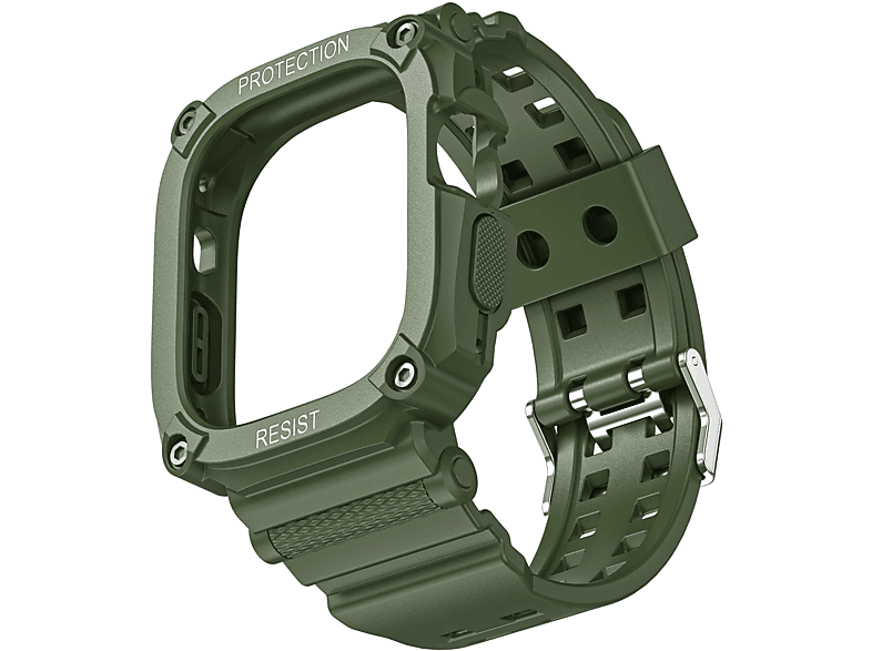 49 mm, Dunkelgrün 49 Ersatzarmband, und Apple, mm, Ultra Schutzhülle Ultra INF Watch Watch Armband für Apple
