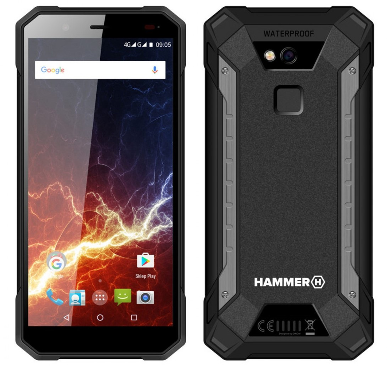 HAMMER H Iron Dual SIM 3 GB LTE 4G Schwarz-Silber 32
