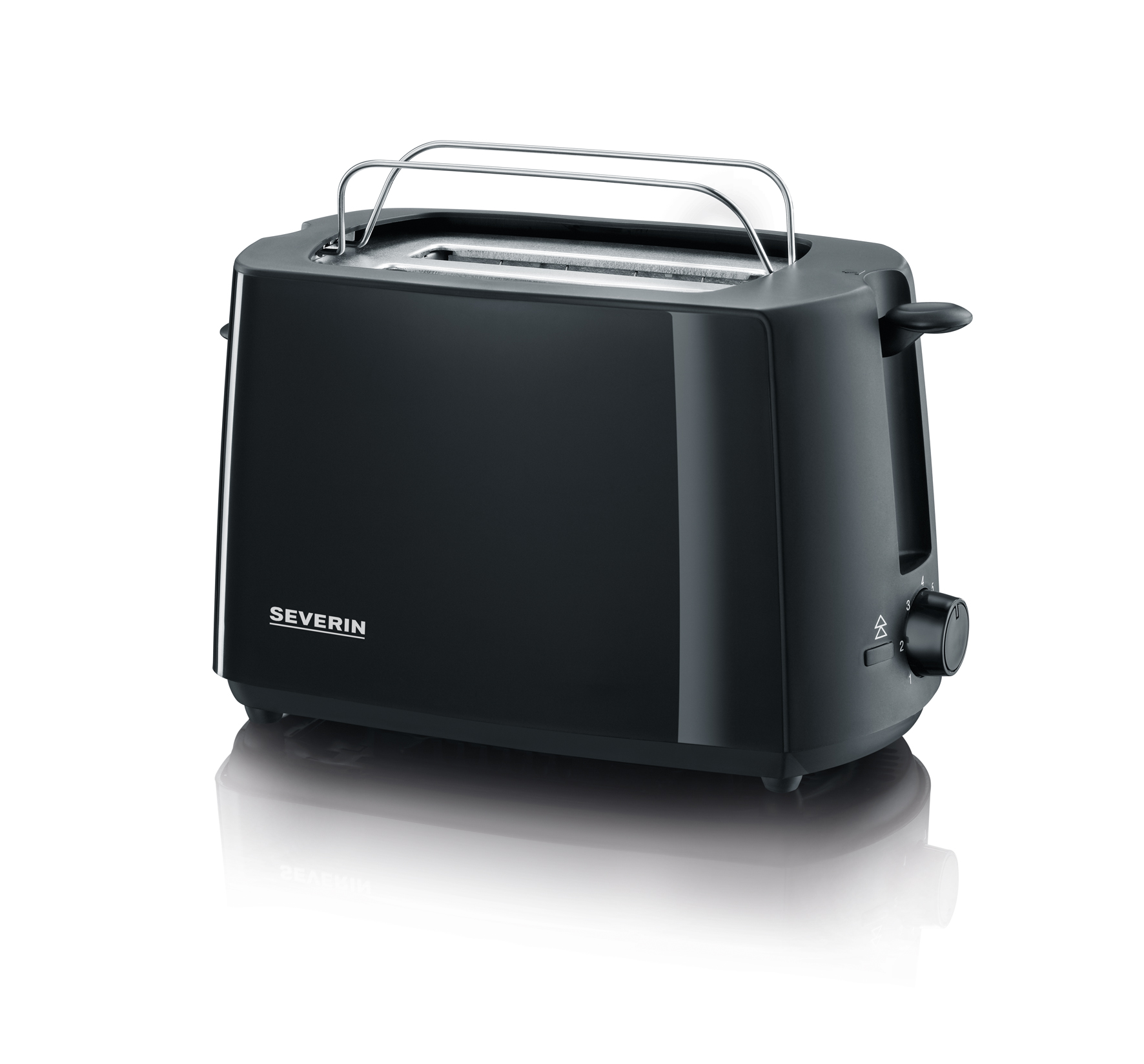 SEVERIN AT 2287 2-Scheiben-Toaster Toaster Schwarz 2,0) Watt, Schlitze: (700