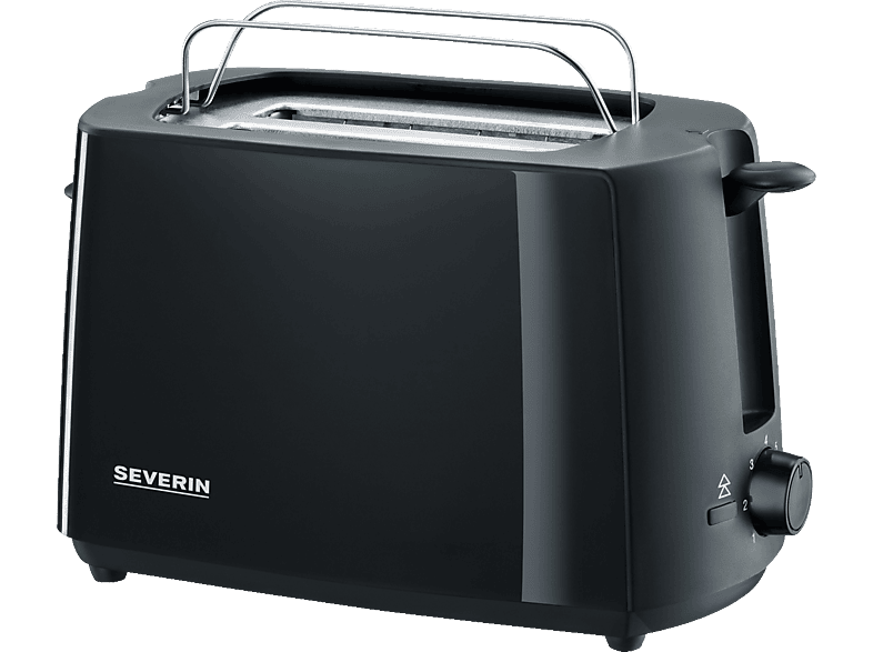 SEVERIN AT 2287 Toaster schwarz (700 Watt, Schlitze 2) SATURN
