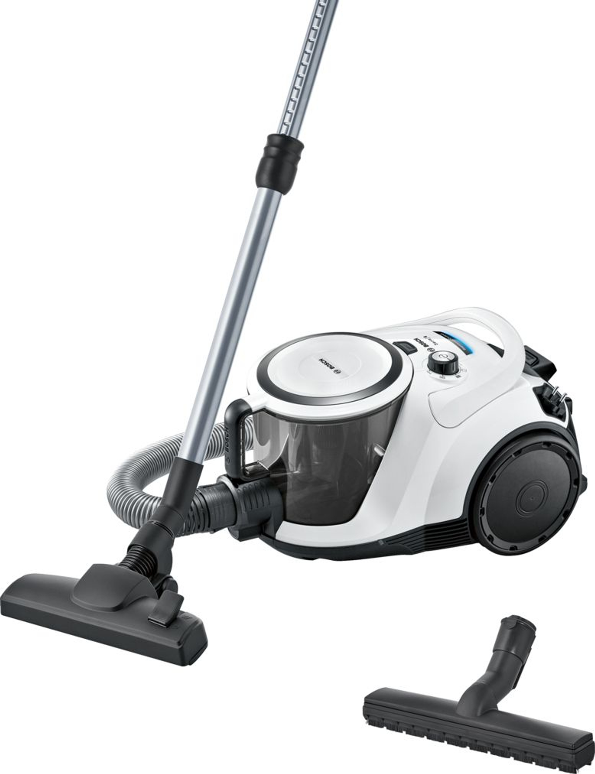 Aspirador sin bolsa - BGS41K332 BOSCH HOGAR, 550 W, 2,4 l, Blanco