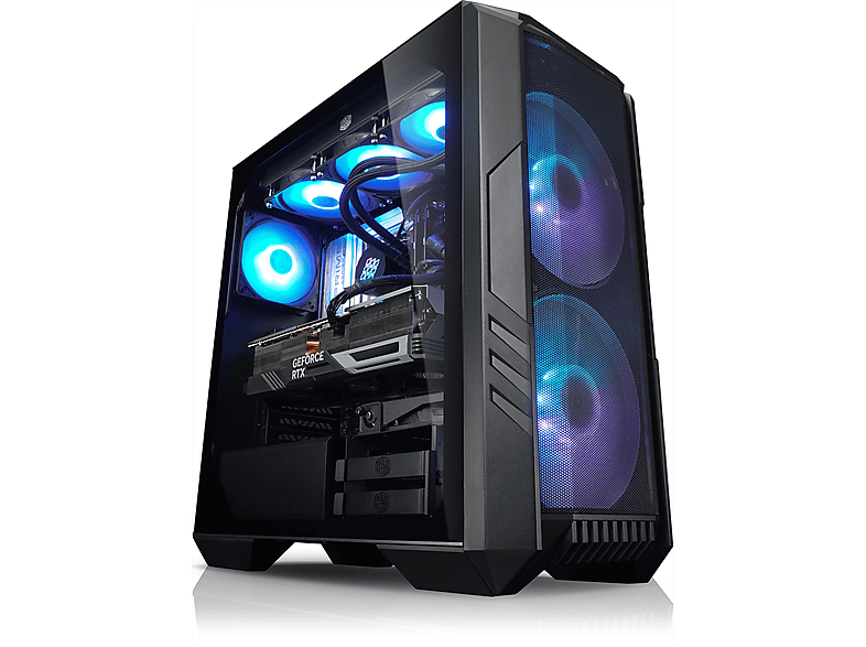 KIEBEL Impact Deluxe VII, Windows 11 Home, Gaming PC , 64 GB RAM , 2 TB SSD , 3 TB HDD , GeForce 