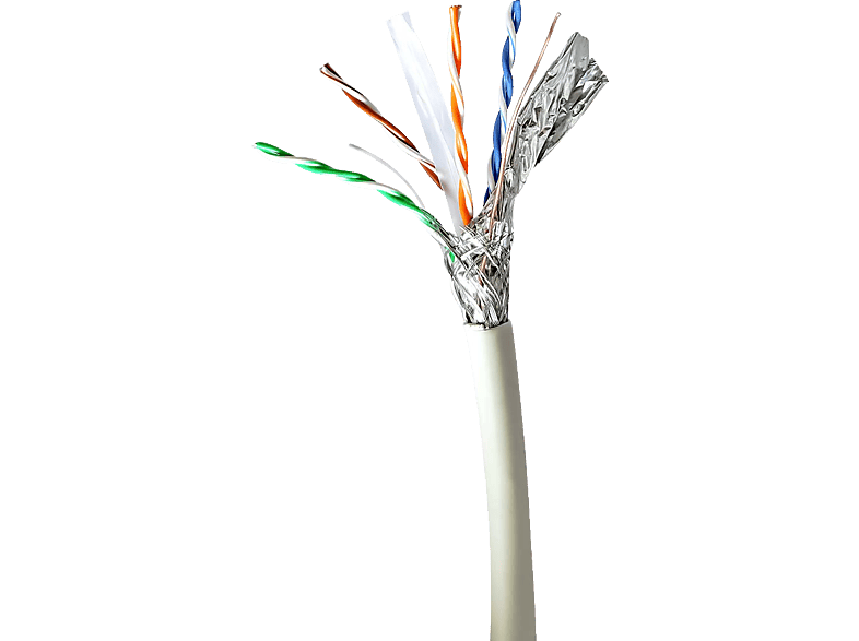 NEDIS CCBG8538GY305S, Netzwerk-Kabel Rollen, 305,0 m