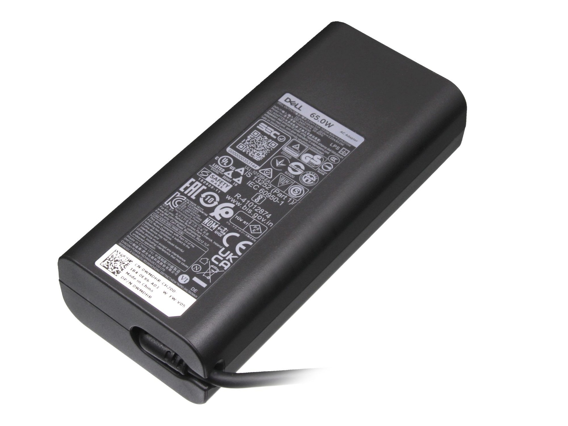 DELL 0M0RT Original USB-C Netzteil 65 Watt