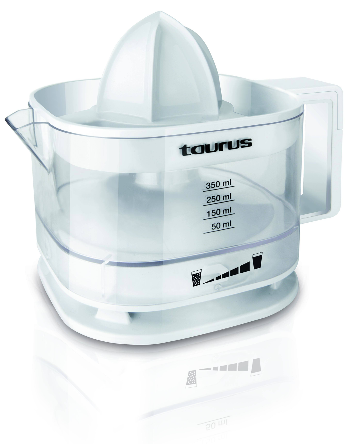 Exprimidor - TC-350 TAURUS, 0,35 l, 25 W, 1 velocidades, Blanco