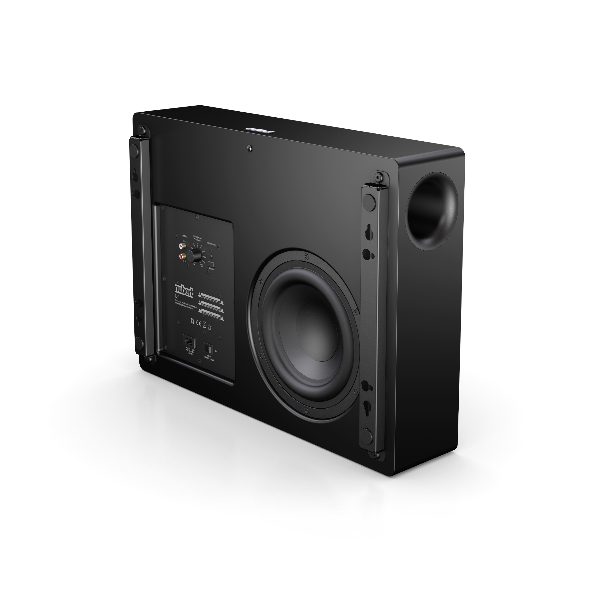 NUBERT nuSub XW-800 Slim Subwoofer aktiv | Subwoofer, Schwarz