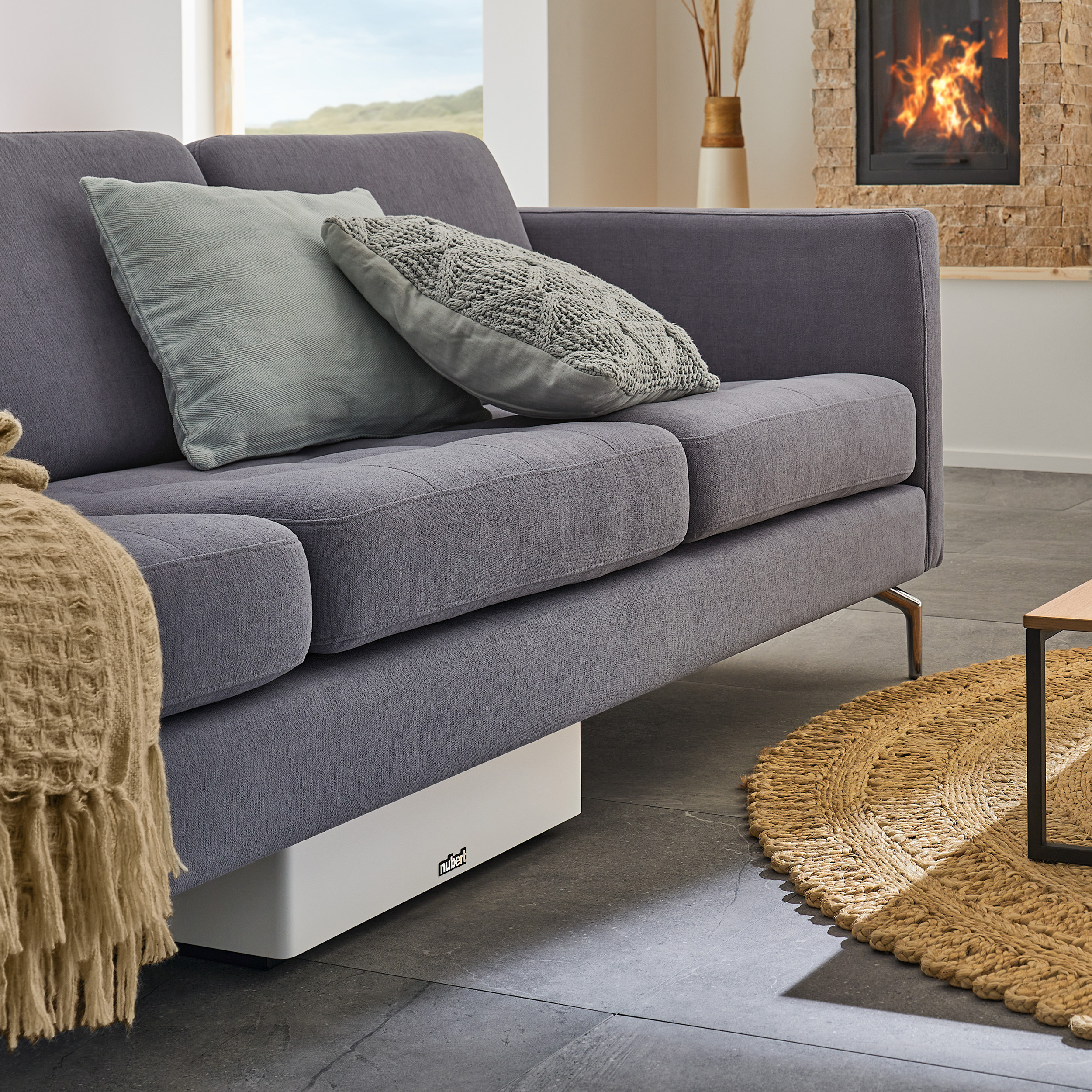 NUBERT nuSub XW-800 Slim Subwoofer aktiv | Subwoofer, Schwarz
