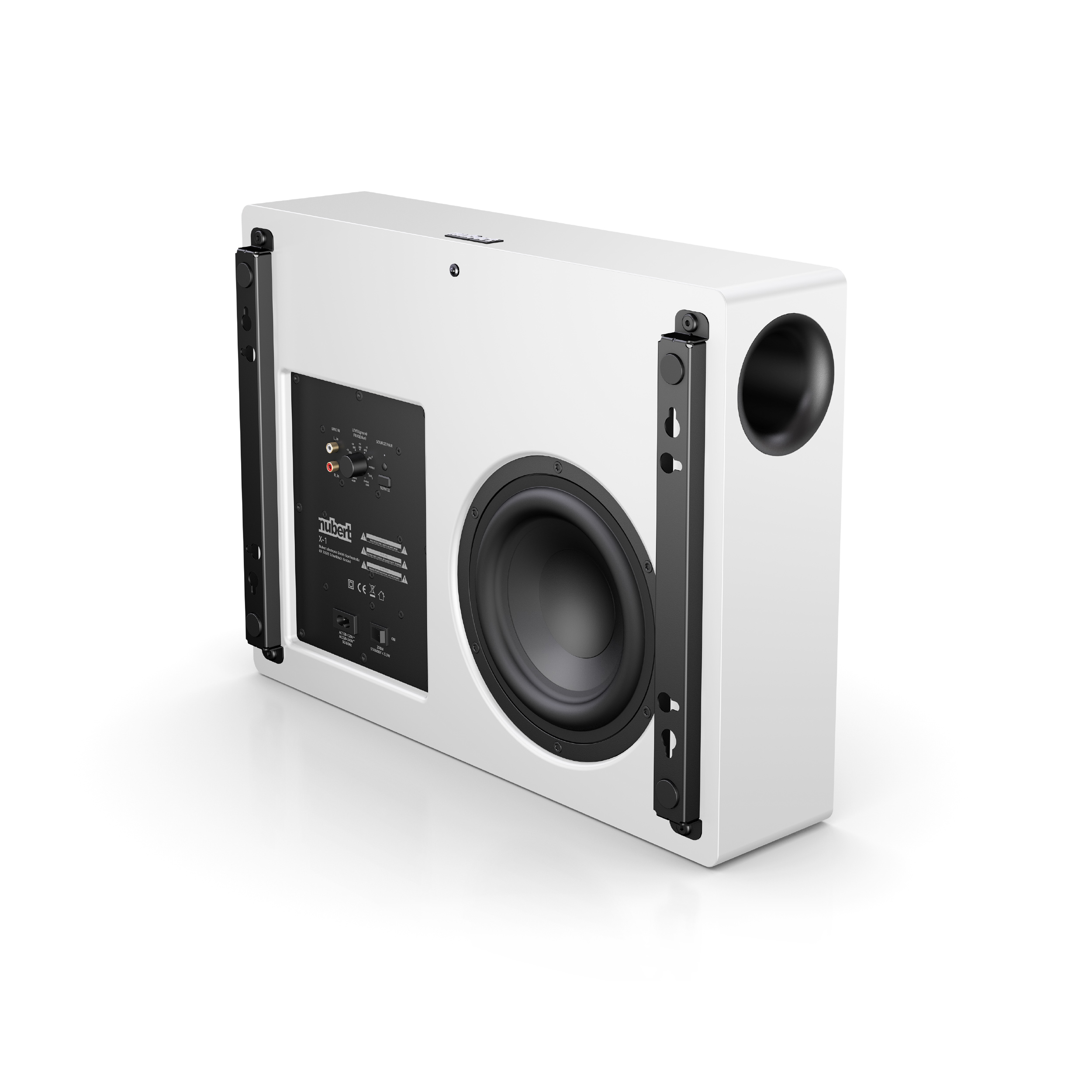 NUBERT nuSub XW-800 Slim Subwoofer aktiv | Subwoofer, Weiß