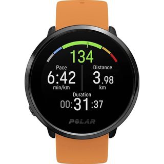 Reloj deportivo - POLAR Polar IGNITE black/black M/L incl. orange wristband, Naranja, 155-210 mm, 0,33 "