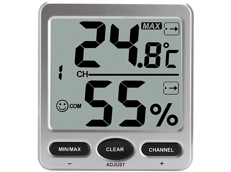 INF Digitales Innenthermometer Hygrometer Wetterstation | MediaMarkt