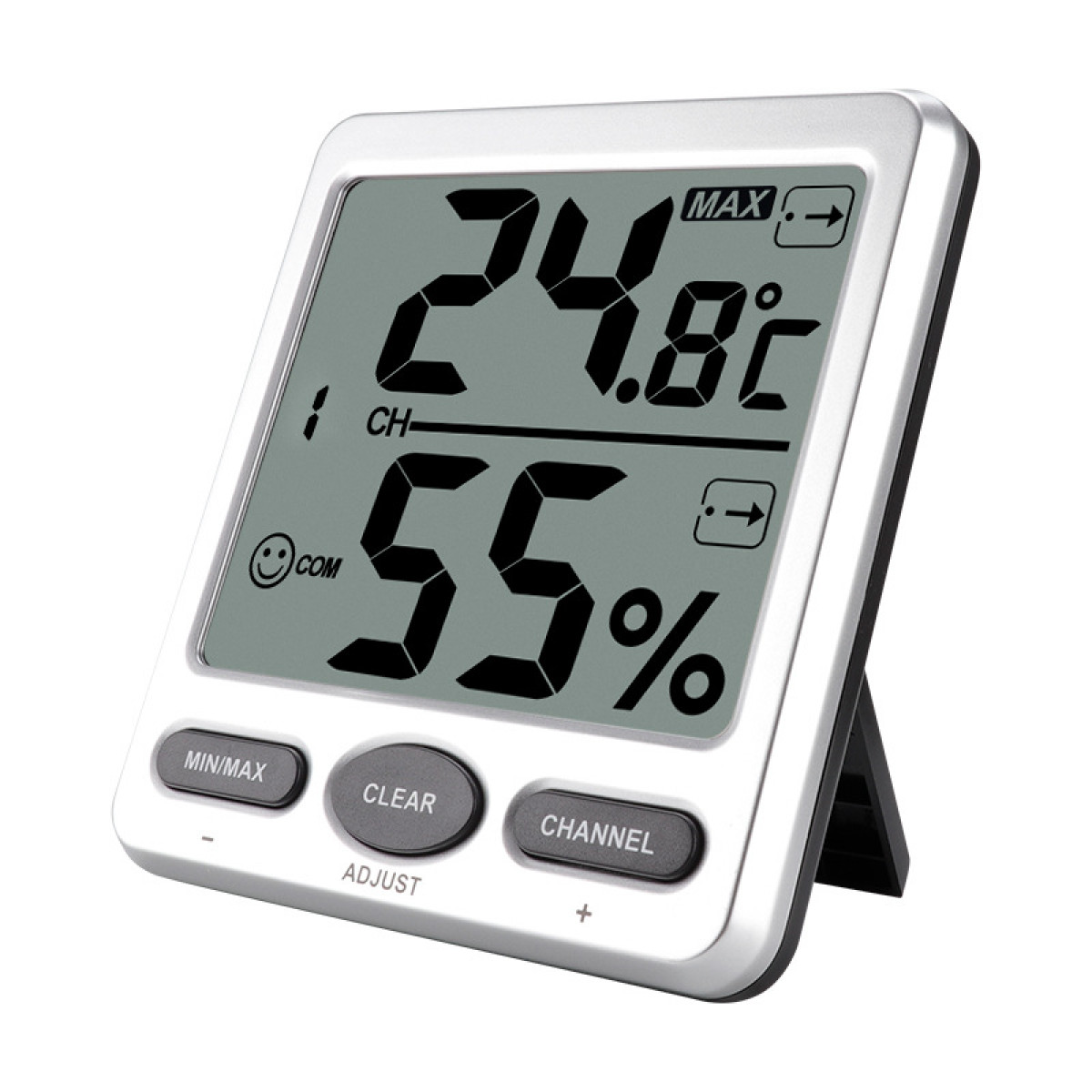 INF Digitaler Thermometer-Hygrometer für Innenbereich den Wetterstation