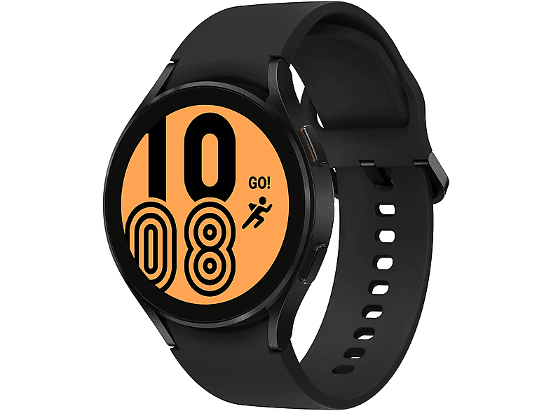 SAMSUNG R870 Galaxy Watch 4 Smartwatch Aluminium Kunststoff, M/L, schwarz