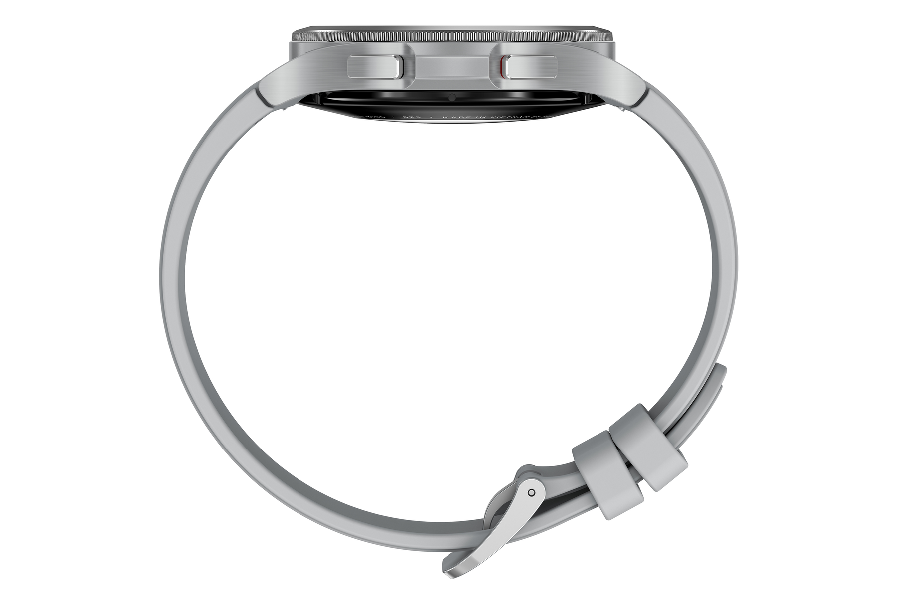 silber Flouroelastomer, Smartwatch Galaxy Classic Edelstahl SAMSUNG M/L, 4 Watch R895