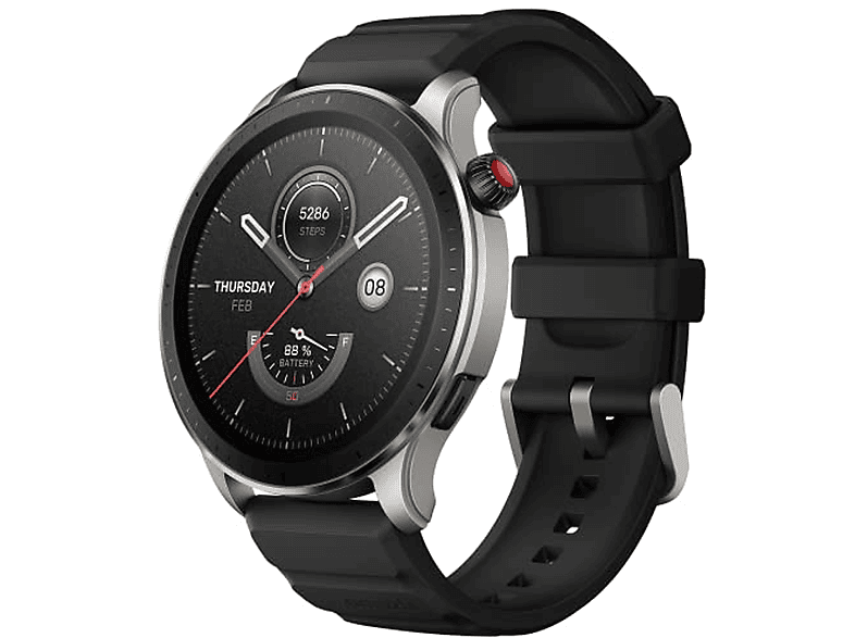 AMAZFIT GTR 4 Smartwatch Superspeed Black bei MediaMarkt