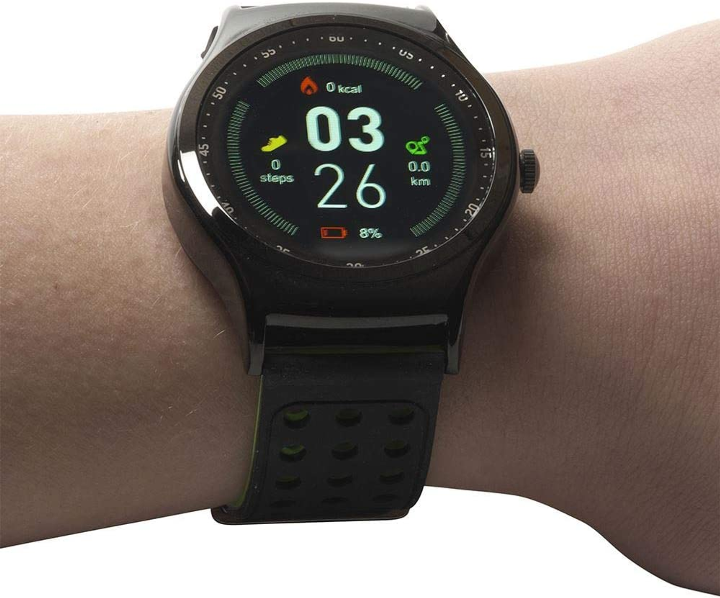 Smartwatch - 116111000010 DENVER, 43 mm, -, Negro