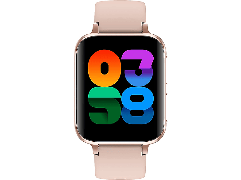 Smartwatch Kunststoff Silizium, Golden golden Smartone WATCHMARK