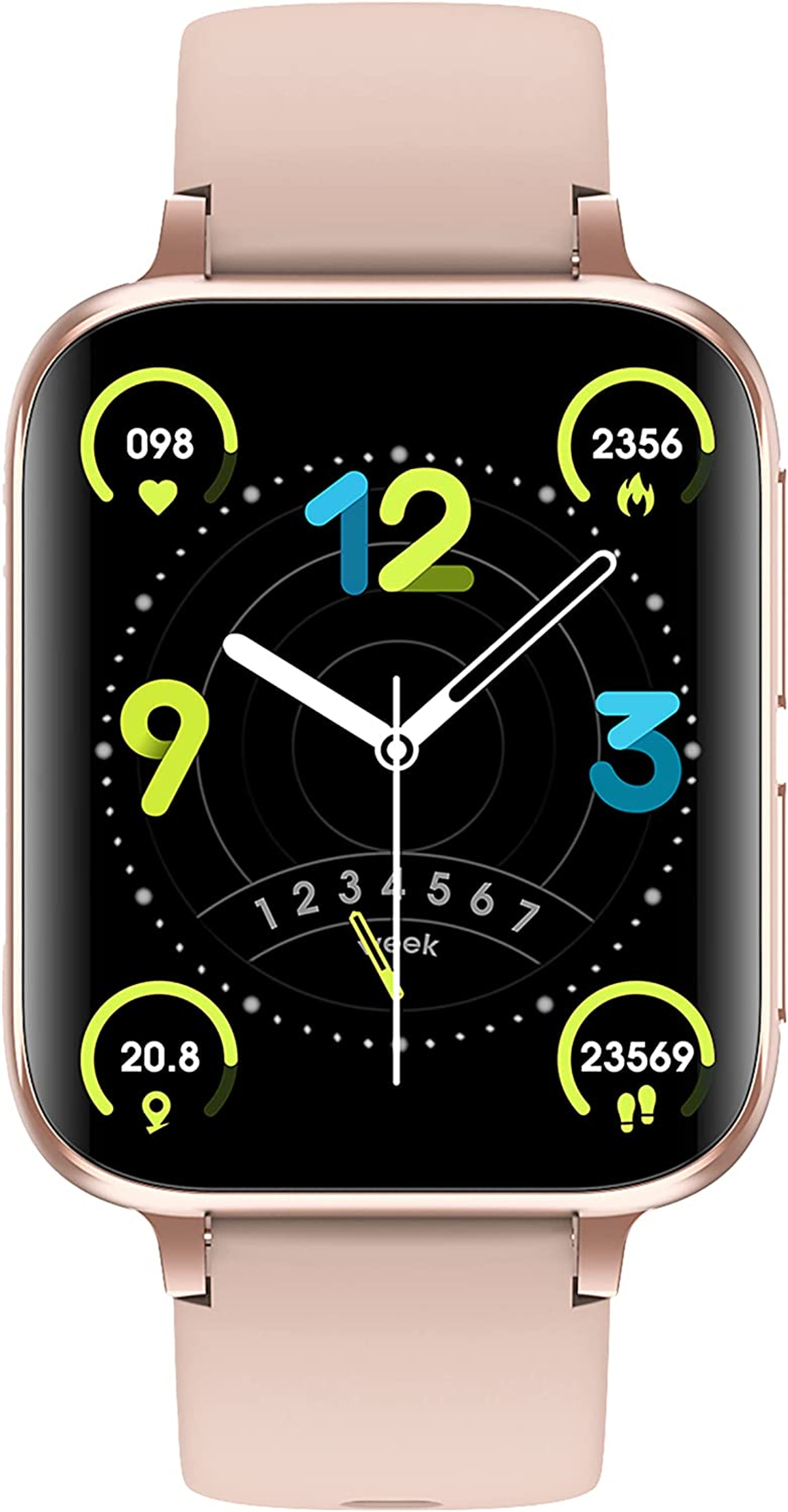 Golden WATCHMARK Smartone Kunststoff Silizium, golden Smartwatch