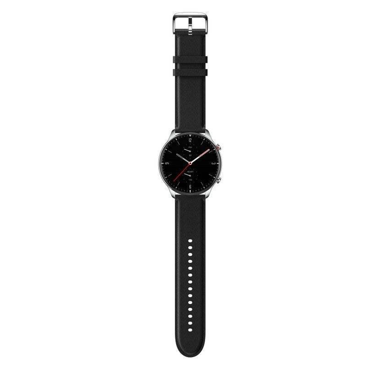 AMAZFIT W19520V1Q GTR 2 CLASSIC Smartwatch STEEL schwarz Rostfreier Stahl, STAINLESS STR. LEAT