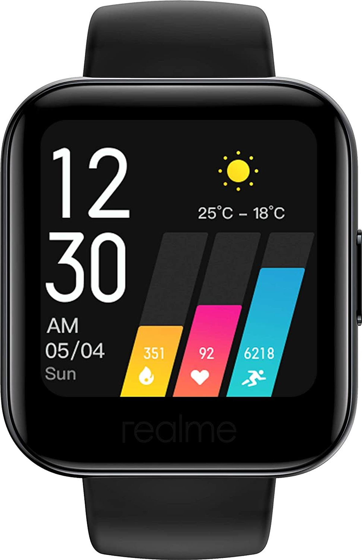 REALME Smartwatch RMA161 Aluminium, nero