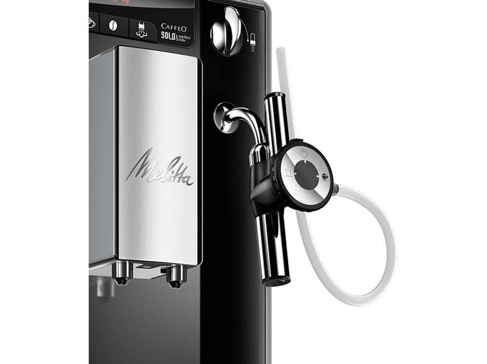 Solo Perfect Kaffeevollautomat MELITTA E schwarz Milk 957-201 &