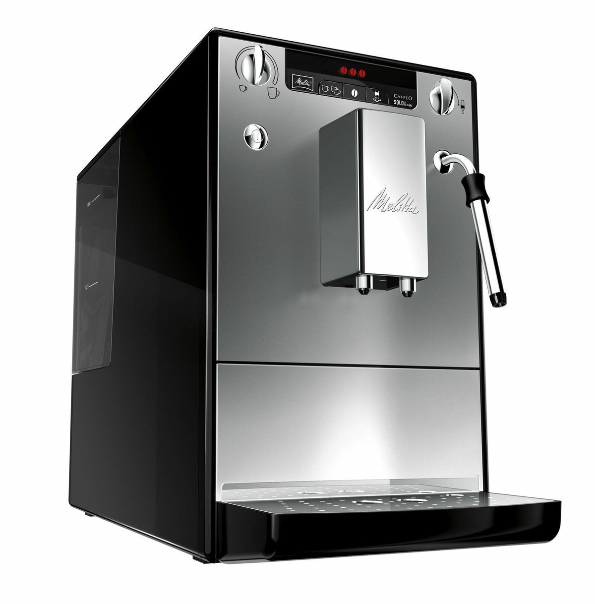 MELITTA Kaffeevollautomat E953-202 Schwarz-silber