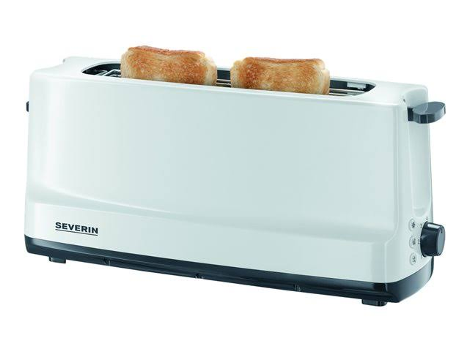 Watt, 1,0) (800 Weiß AT Toaster 2232 SEVERIN Schlitze: