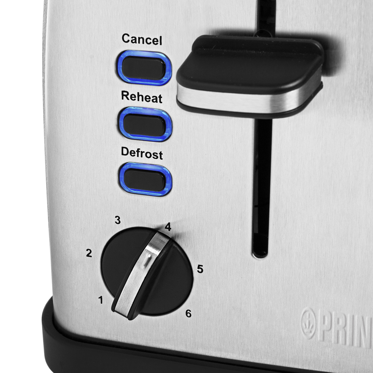 PRINCESS 426534 Toaster Silber Schlitze: 2) (1,750 Watt