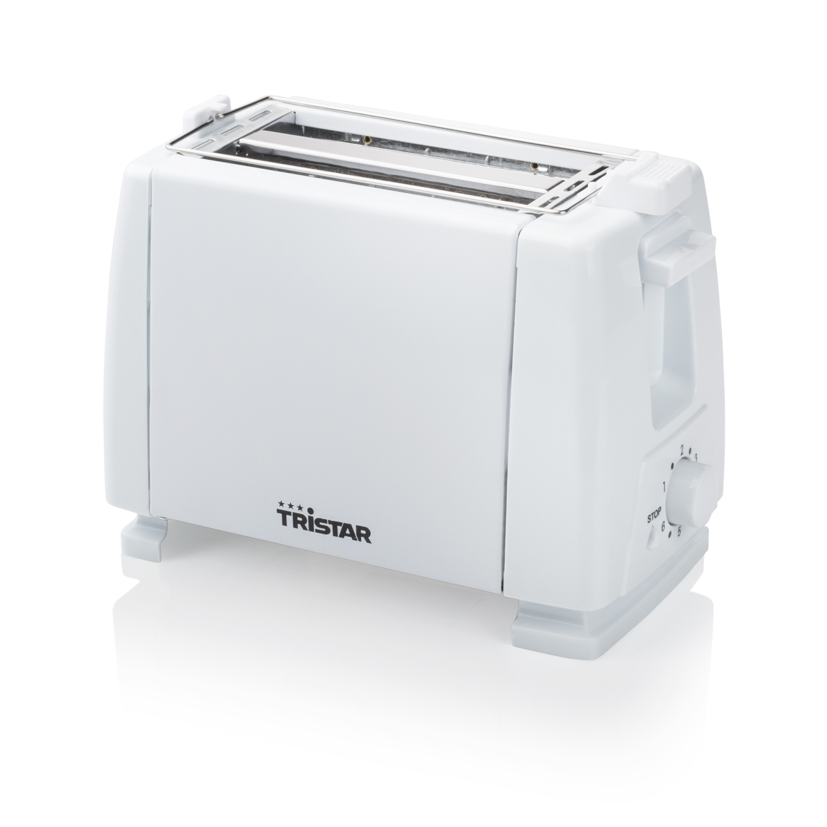 Watt, Weiß BR-1009 TRISTAR 2) Toaster (650 Schlitze: