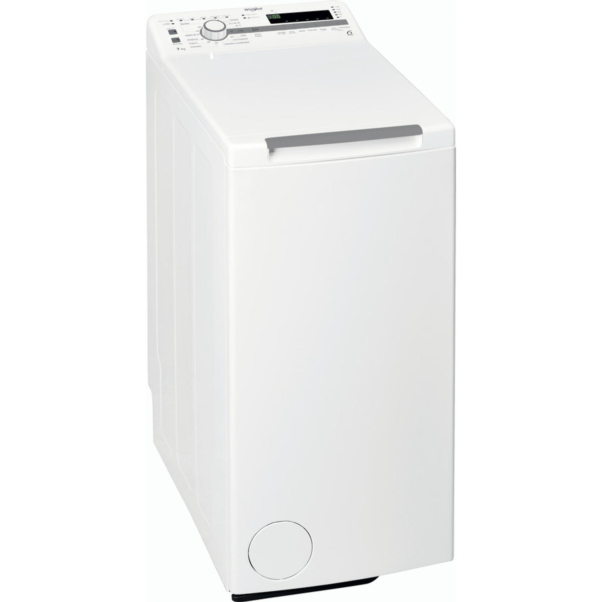 Lavadora carga superior - TDLR 7220SS SP/N WHIRLPOOL, 7 kg, 15 programas, Blanco