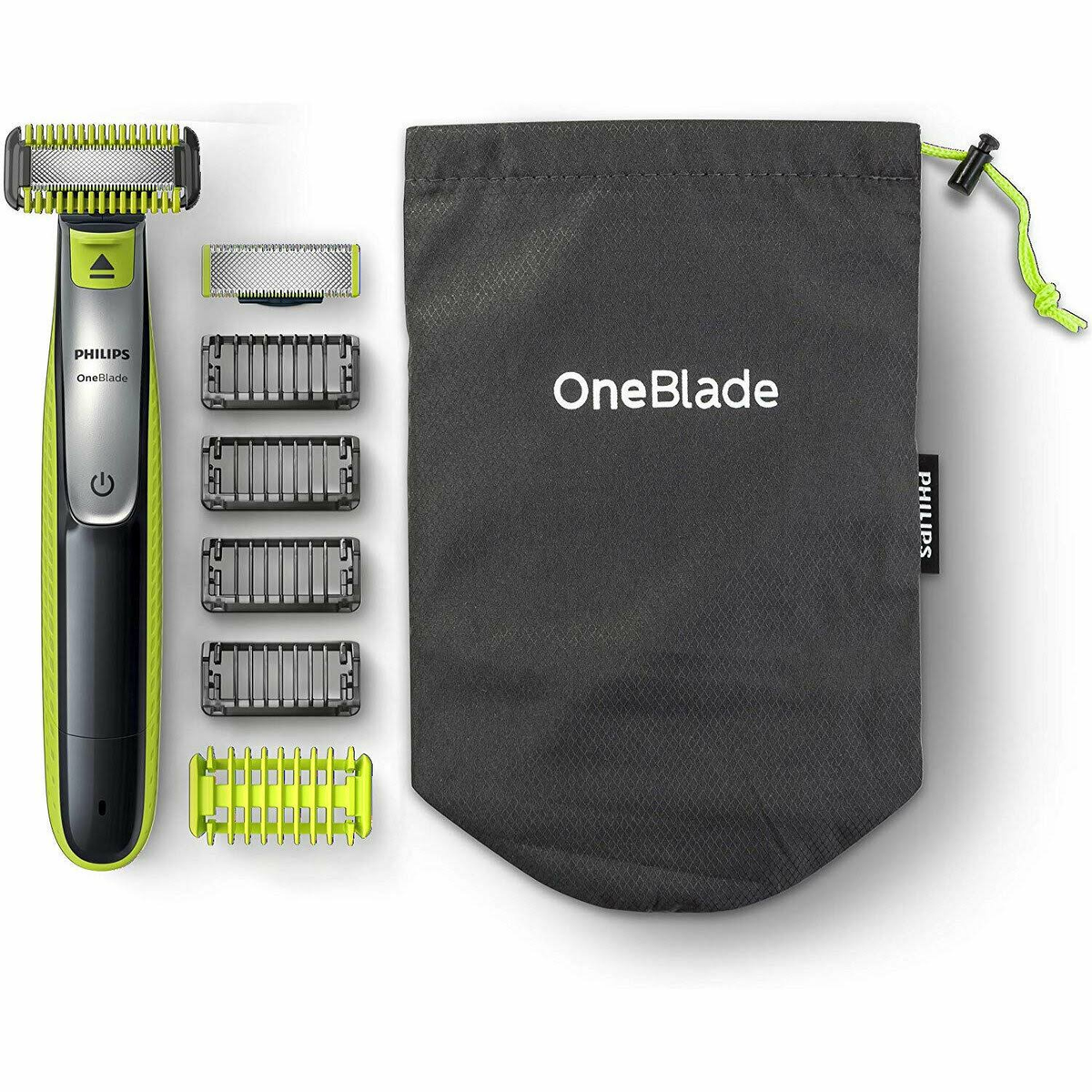 RASOIO ELETTRICO PHILIPS Face + Body, Lavabile, Testina di rasatura OneBlade con doppia direzione di taglio