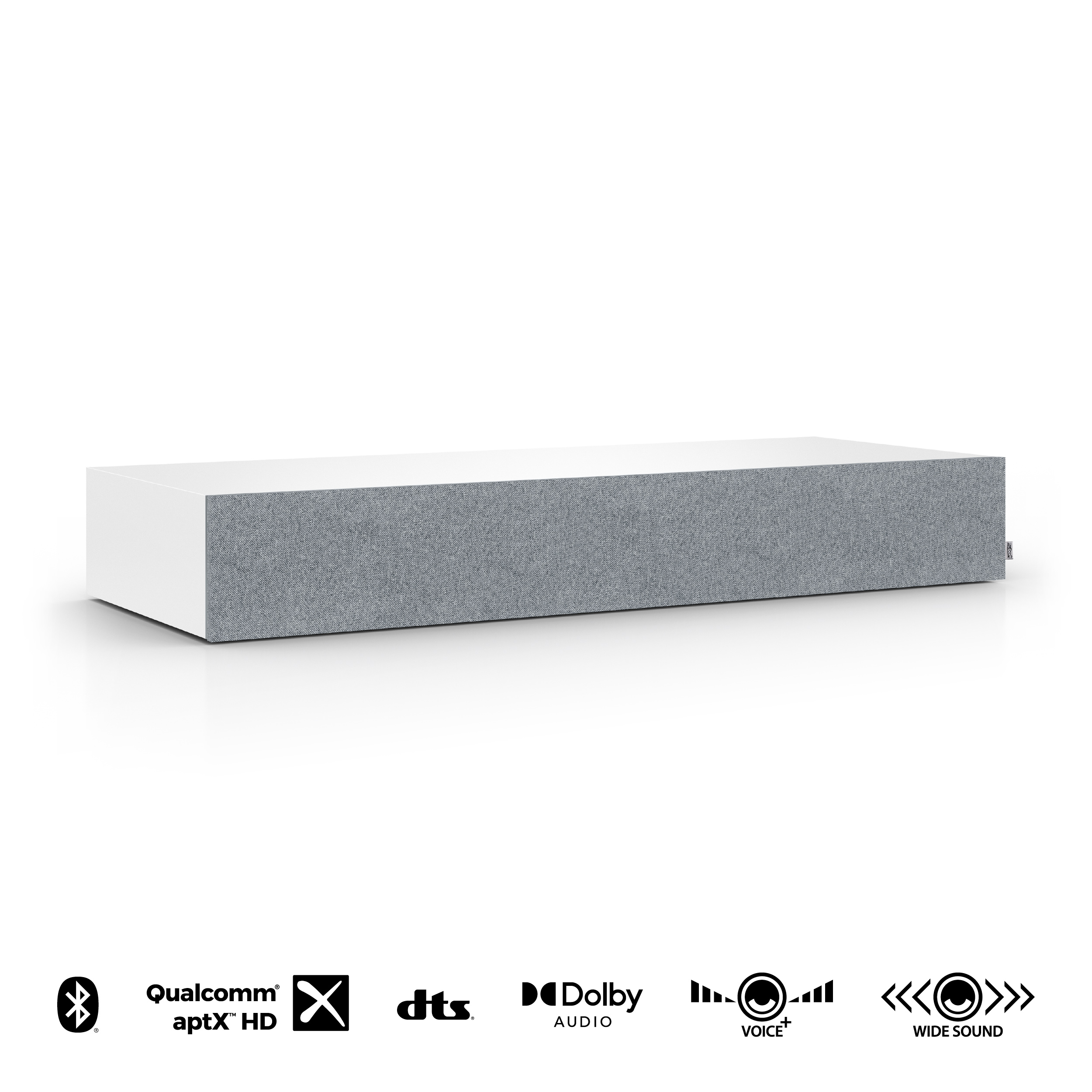 NUBERT nuBoxx AS-425 max Soundplate, Weiß | aktiv Soundbar