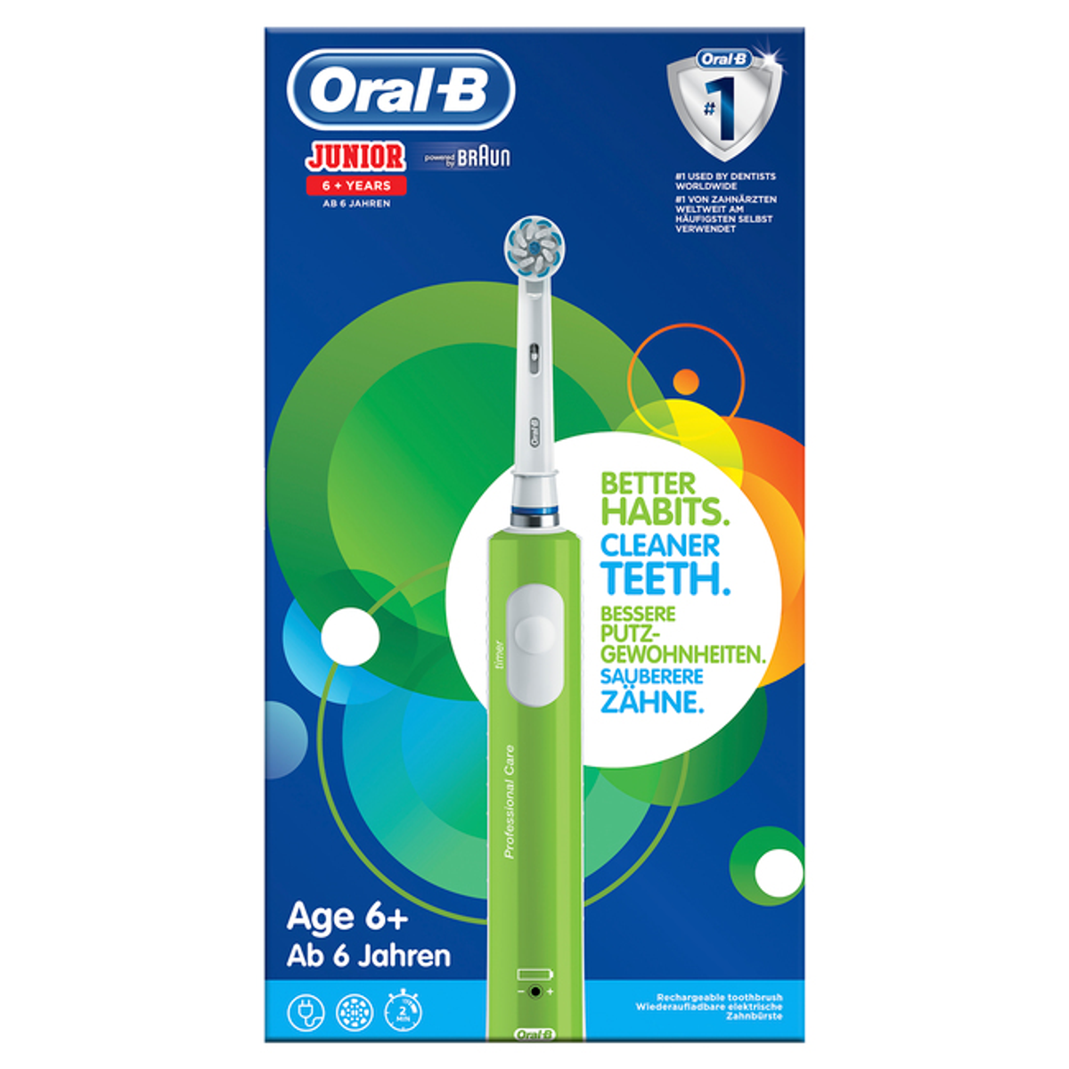 ORAL-B Junior Elektrische Grün Zahnbürste