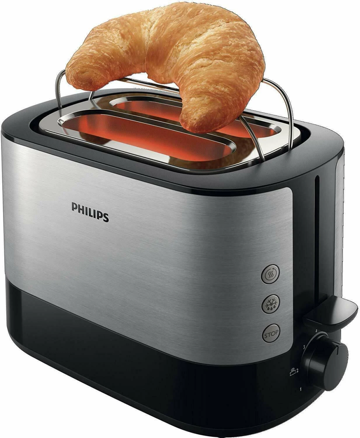 Tostadora - HD2639/90 PHILIPS, Inox
