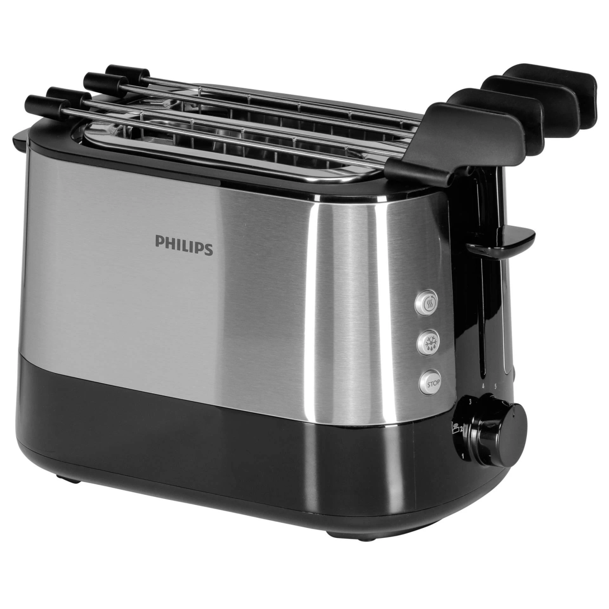 PHILIPS HD2639/90 Toaster Acciaio (730 2) Watt, Schlitze
