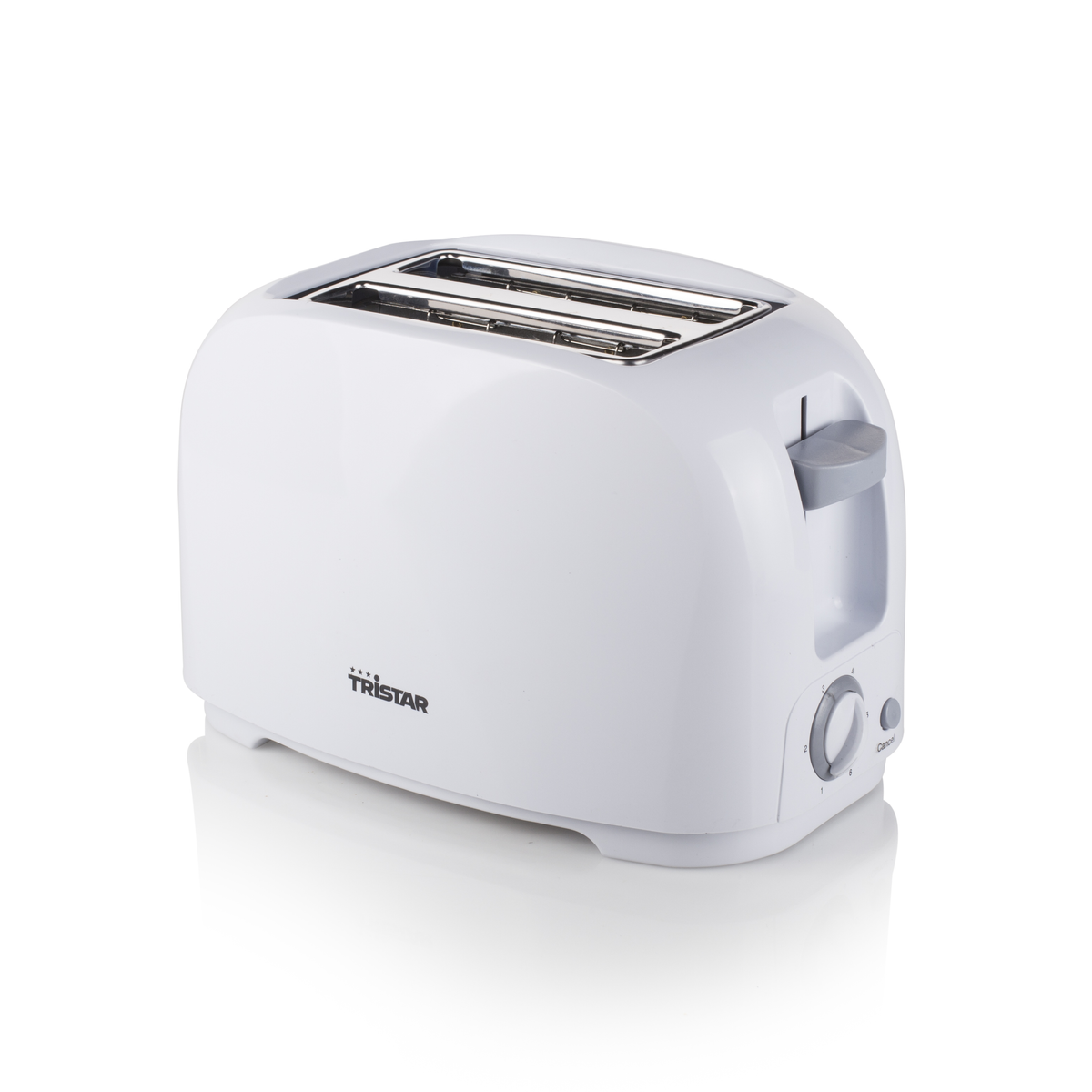 Weiß BR-1013 2) Watt, Schlitze: (800 Toaster TRISTAR