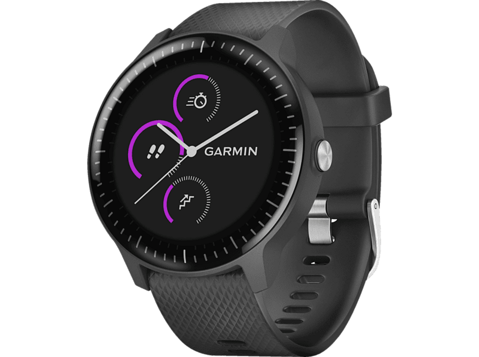 Reloj deportivo - vívoactive 3 Music GARMIN, Negro, 4.34 cm, 1,2 "