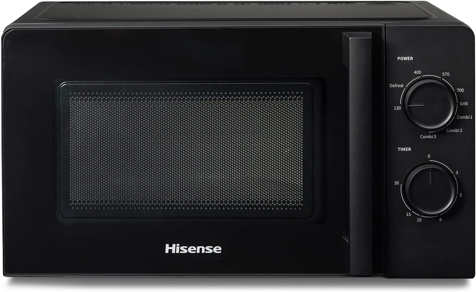 Microondas - H20MOBS1H HISENSE, 1100 W, 6 potencia, 20 l, Negro