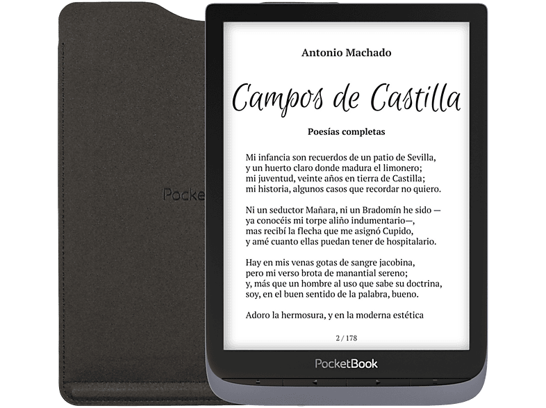 POCKETBOOK INKPAD 3 PRO METALLIC GREY  16 GB eBook-Reader Grau | E-Reader