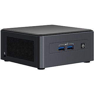 Mini PC - INTEL BNUC11TNHI50000, i5-1135G7, 0 GB RAM, 0 GB SSD, UHD 630, Desconocido, FreeDOS, Negro