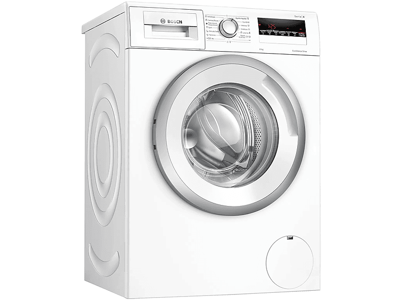 Bosch lavadora carga rontal 8kgs, BOSCH, 8 kg, 15 Blanco | MediaMarkt
