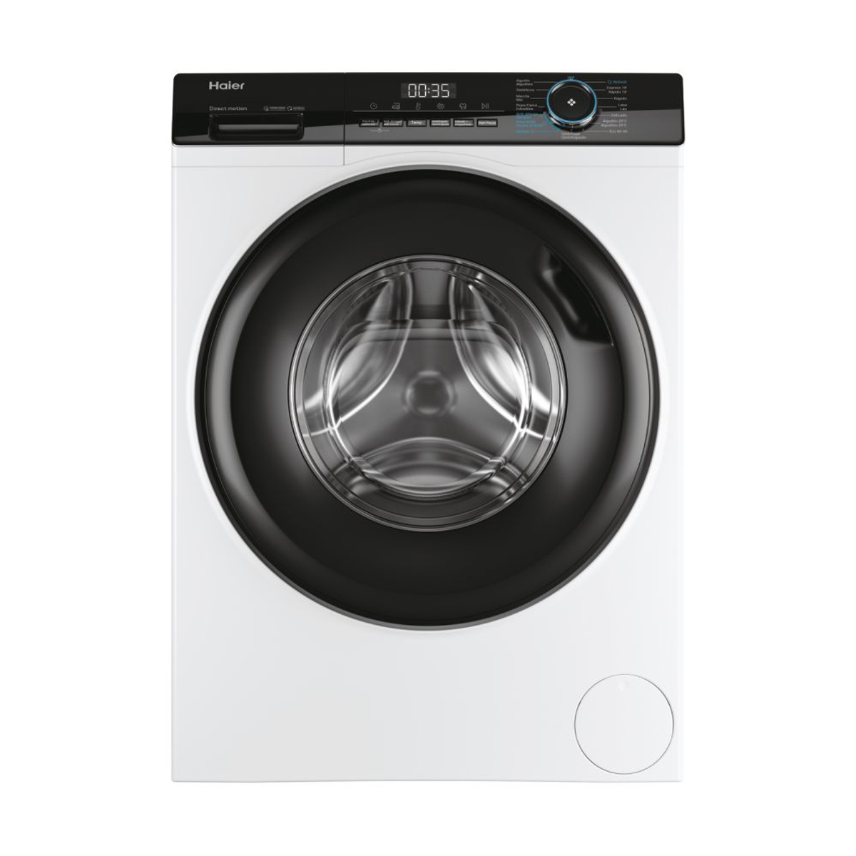 Lavadora carga frontal - HW80-B14939 HAIER, 8 kg, 15 programas, Blanco