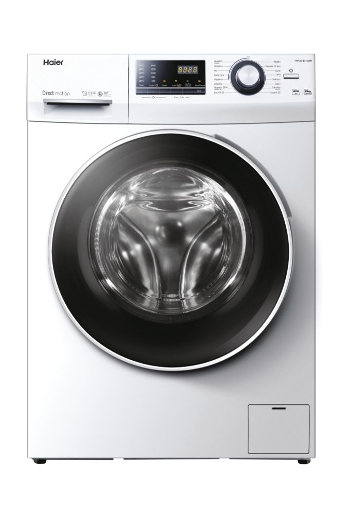 Lavadora carga frontal - 31011340 HAIER, 10 kg, 16 programas, Blanco