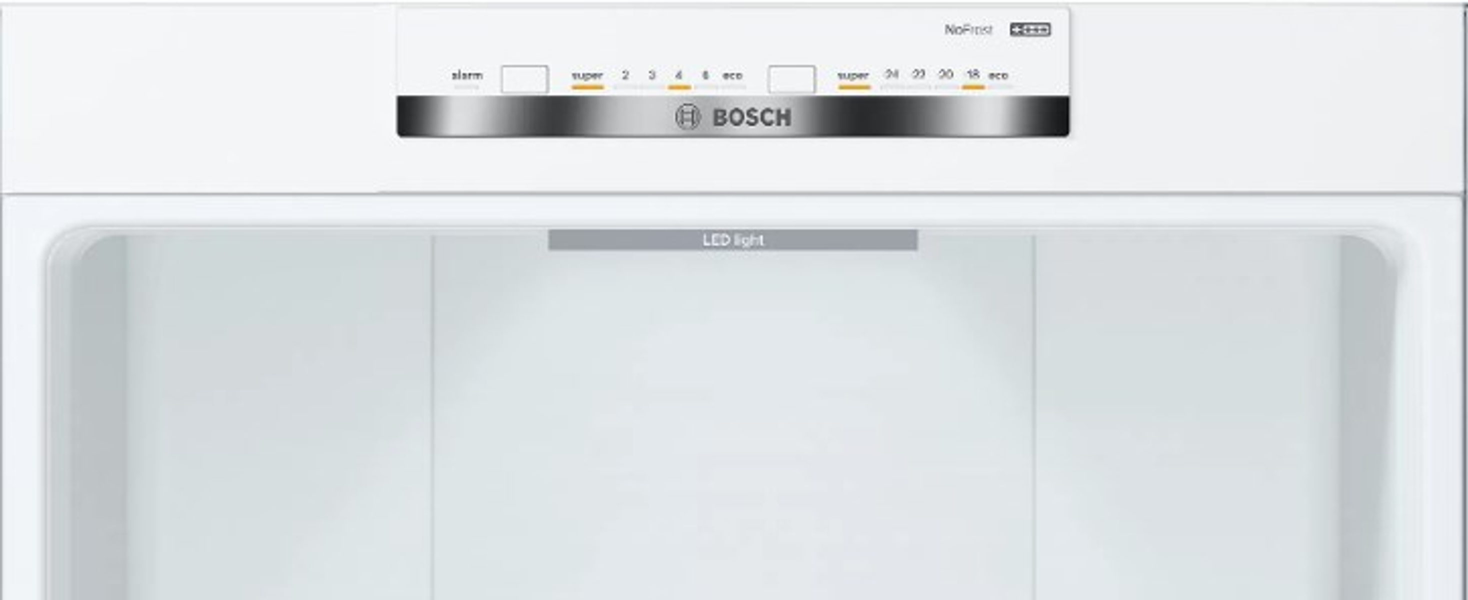 FRIGORIFERO COMBINATO BOSCH KGN39VLEB, 2 Porte, L 60 cm, No Frost, Capacità netta totale 368 l, Rumorosità: 39 dB(A), 5 ripiani, Dimensioni: L 60 cm A 186 cm P 66 cm, Acciaio inox, Classe E