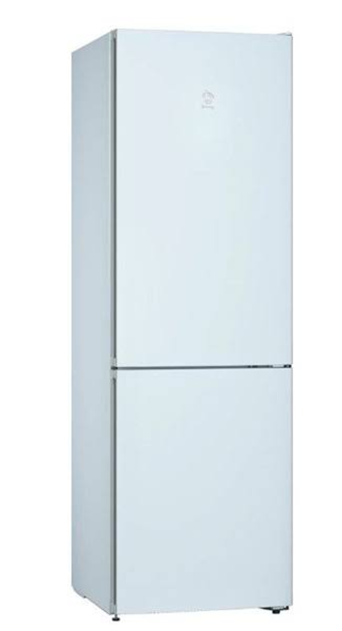 Refrigerador blanco de dos puertas.