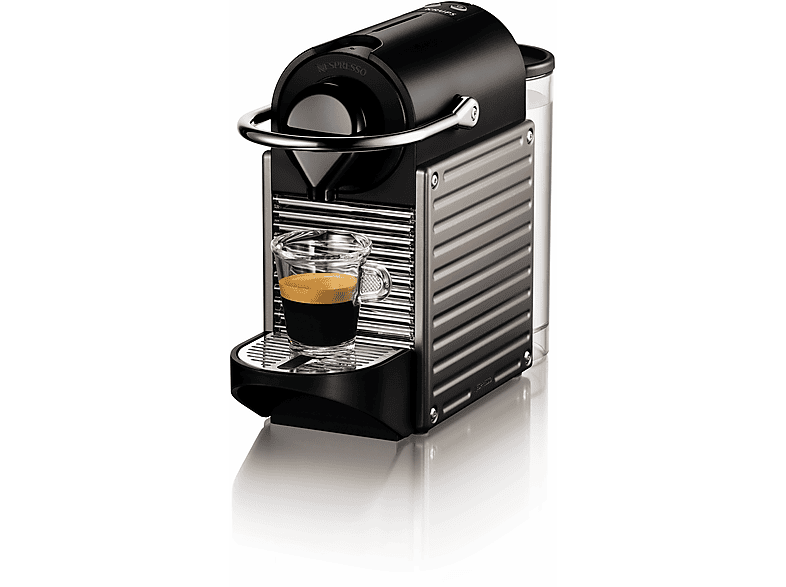 Cafetera de cápsulas - KRUPS Nespresso Inissia YY1531, 19 bar, 1200 W, Negro