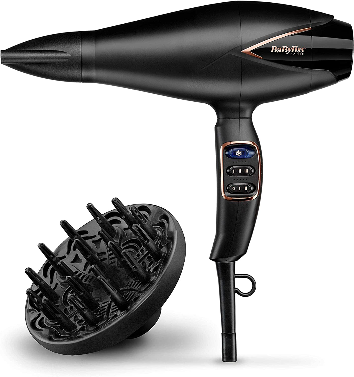 Secador Babyliss Salon air brilliance d665e con motor digital de pelo profesional 2200w 2 velocidades 3 2200 niveles temperatura 3030050153